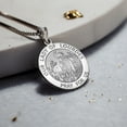 thumbnail image 4 of Picturesongold.Com Our Lady of Lourdes Religious Medal Necklace Pendants Adult -3/4in 14K White Gold, 4 of 8