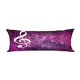 thumbnail image 1 of EREHome Musical notes Pillow Cover Body Pillowcase Pillow Protector 20x60 Inch, 1 of 1