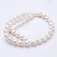 thumbnail image 2 of 1strand Natural Cultured Freshwater Pearl Beads Strands Oval Seashell color 10~11x9~10mm Hole: 0.5mm about 35~37pcs/strand 15.5 inch~15.7 inch, 2 of 3