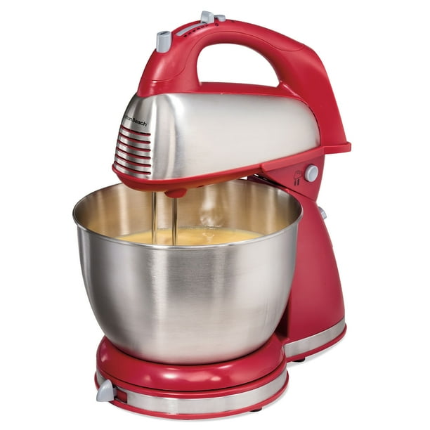 Batidora de Pedestal Hamilton Beach 64654 6 Velocidades Clasica Roja