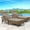 Brown Wicker/Beige Cushion, variant on EPICOZY 2-Piece Outdoor Wicker Lounge Chairs with Cushion, Rattan Patio Chaise Loungers with 6-Level Backrest, All Weather Lay Flat Pool Sunbathing Recliner Chair, Armrest and Head Pillow, Beige