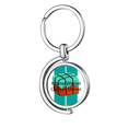 thumbnail image 1 of Winner Winner Chicken Dinner Rotating Keychain Metal Keyring Holder, 1 of 2