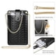 thumbnail image 4 of Apuakthei Bolsos bandolera pequeños de cuero para mujer Bolso para teléfono celular Cartera Monederos Correa ajustable, 4 of 5