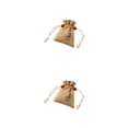 thumbnail image 2 of Kearding Paquete de 2 bolsas de lino, bolsa perfumada transpirable, suministros de vacaciones, accesorios de fiesta, accesorios de celebración, Caqui/8*10cm 2piezas, 2 of 6
