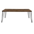 thumbnail image 1 of Topline Home Furnishings Rustic Oak Coffee Table, 1 of 4