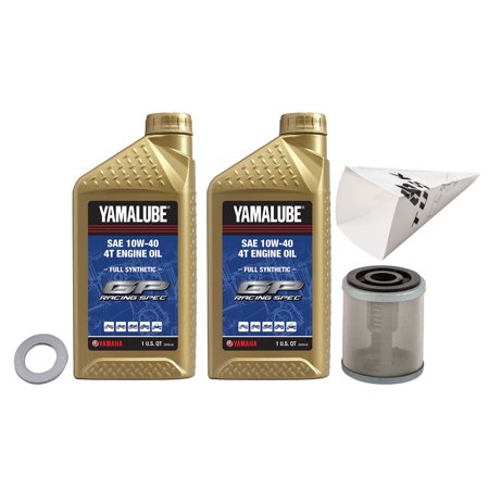 Tusk 4-Stroke Oil Change Kit for Yamalube Hi-Perf. Synthetic 10W-40 For Yamaha YZ426F 2000-2002