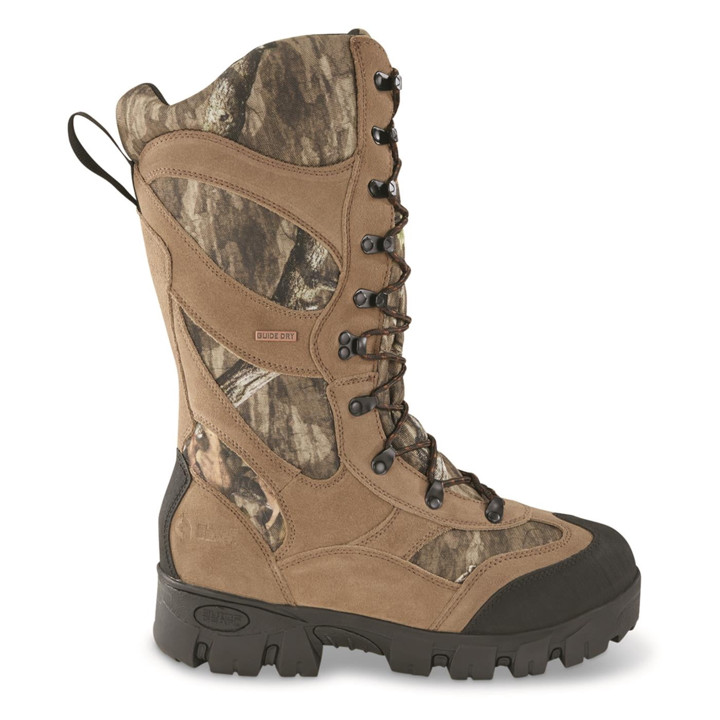 Guide Gear Giant Timber II Men's Waterproof Insulated Hunting Boots, 1,400 Gram Mossy Oak Country Roots 11.5 2E (Wide)