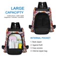 thumbnail image 6 of FORMRS Women's Travel Backpack Purse Anti-Theft Hidden Pockets Casual Shoulder Bag, Colorful Flowers Pattern, 6 of 7
