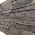 thumbnail image 6 of Ekena Millwork 49"W x 25 1/2"H x 1 1/4"D Acadia Ledge Stacked Stone, EverStone Faux Stone Siding Panel, Cascade River, 6 of 9