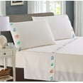 thumbnail image 2 of Colorful Shells 3-piece Embroidered Sheet Set Twin, 2 of 2