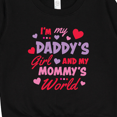 thumbnail image 3 of Inktastic Valentine's Day I'm My Daddy's Girl and My Mommy's World Toddler Sweatshirt, 3 of 4