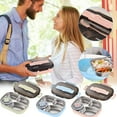 thumbnail image 5 of Stainless Steel Lunch Box, Thermal Insulation Bento 4 Cells Lunch Box Tableware Set Portable Lunch Box Student Lunch Box with Soup Bowl, Lunch Box for Men(Blue, 10.8x7.87x2.95in), 5 of 5