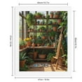 thumbnail image 2 of Paint by Numbers Kit for Adults, Plant Painting Studio Greenhouse Paint by Numbers, Easy Paint by Numbers Kit for Adults Beginner, DIY Adult Paint by Number Kits on Canvas, Home Decor, 2 of 7