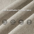 thumbnail image 6 of JURANYAZHU 54.7" Wide Chenille LoveSeat Comfortable Soft-Cushioned for Living Rooms and Small Spaces,Light Brown, 6 of 6