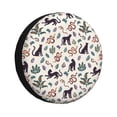 thumbnail image 1 of Fotbe Black Cat And Snake Funda de Llanta de Repuesto con Estampado, Engrosada, Ajuste Universal para Jeep, Remolque, RV, SUV, Camión-16 inch, 1 of 6