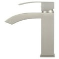 thumbnail image 4 of Marella 6" Single Hole Single Handle Modern Bathroom Sink Faucet, Brushed Nickel, 4 of 4