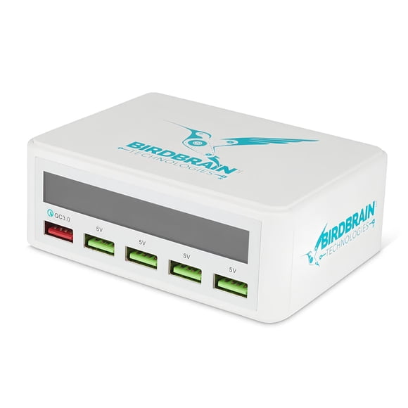 BirdBrain USB Charging Hub for Finch Coding Robot, Educational STEM Activity Robots Charger 5-Port USB-Type A Robotic Accessories, Suitable for School Classroom Home Use