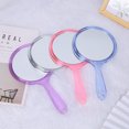 thumbnail image 4 of Double-sided Handheld Mirror 3x Magnifying Mirror Transparent Plastic Handle Round Mirror for Eyelash Extension Beauty Tools, 4 of 4