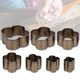 thumbnail image 3 of Lot de 7 matrices de découpe pour cuir, en acier à haute teneur en carbone, pour bricolage, fait à la main, 3 of 4
