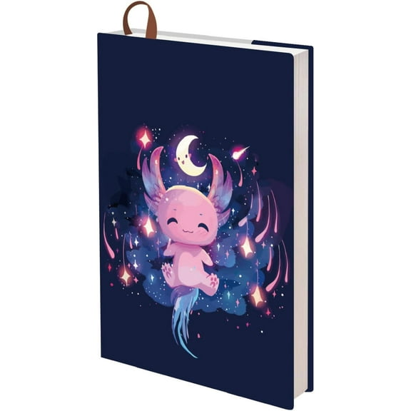 A5 Book Cover Sleeve for Textbook Paperback Novels Cynops Orientals Book Protector Reusable Cloth Jacket Covers Hardcover 12.4x8.8Inch Label Strap Washable Classroom