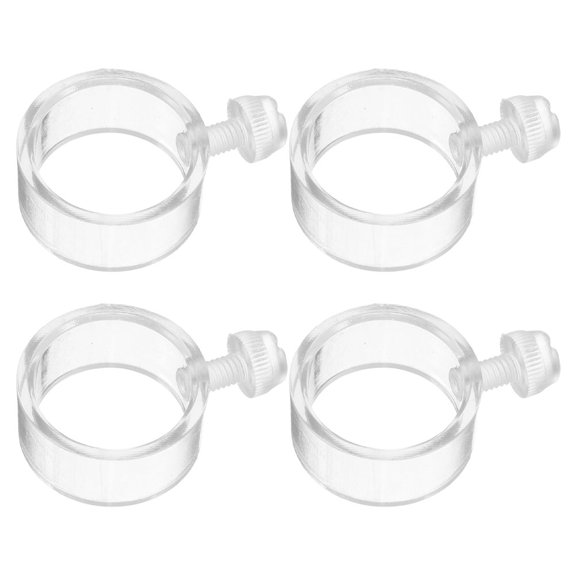 FOLOYORI Plastic Flag Pole Rings Abs 4Pcs 1.8In For Stable Fixation