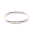 thumbnail image 2 of Pre-Owned CHANEL Sport Line Logo Tube Bangle Bracelet, Rubber, Women's, Purple, 2 of 6