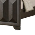 thumbnail image 4 of Fema King Bed-Vertical Facet Headboard and Footboard-Espresso Brown, 4 of 7