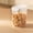 White M, variant on Push Button Airtight Food Storage Container 0.6L Clear Plastic Canister Leakproof Dry Food Dispenser Jar For Nuts Seeds Snacks Coffee Sugar Stackable Pantry Bin