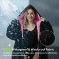 thumbnail image 3 of Lobmouse Unisex Swim Parka,Sherpa Fleece Lined Warm Coat,Windproof Waterproof Quick-dry Hooded Swim Jacket,Oversize Surf Poncho Changing Robe Parka for Adult & Kids, 3 of 11