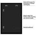 thumbnail image 6 of Americanflat 16x24 Poster Frame with Polished Plexiglass Wide Photo Frames Made Vertical Horizontal - Black, 6 of 8