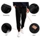 thumbnail image 5 of Pantalones largos de pana para hombre, con cordón y cintura elástica, holgados, para correr, informales, cargo, largos, de algodón y licra., 5 of 6