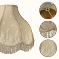 thumbnail image 2 of Royal Designs, Inc. Victorian Scalloped Lamp Shade, VS-1001-11BG-2, 3.5 x 11 x 9, Beige, Pack of 2, 2 of 5