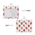 thumbnail image 2 of Naloa Hand Drawn Strawberry Card Badge Holder Work Badge Sleeve for Office, School, Factory, ID Credit Cards, Driver Licenses and Passes, 2 of 7