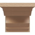 thumbnail image 2 of 10"W x 10"D x 10"H Wide Sheridan Rough Cedar Woodgrain TimberThane Corbel, Primed Tan, 2 of 6