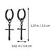 thumbnail image 4 of 10 pares de aretes de acero inoxidable accesorios de orejas decorativas para el hombre, 4 of 7