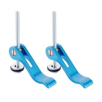 POWERTEC 2PK Aluminum Cam Clamp for Woodworking, 1/4”-20 Threaded Insert (71164)