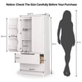 thumbnail image 6 of Pantry Cabinet, Asofer 71" Pantry Storage Cabinet with 2 Doors , 11 Shelves & 2 Drawers for Kitchen Dining Room, White, 6 of 9
