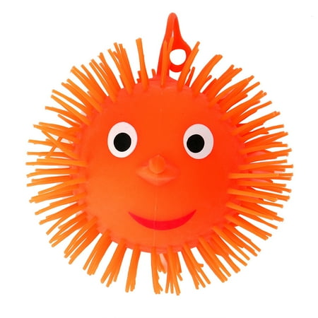 kids toys 10ml Flashing Puffe Ball Squeezable Stress Squish Toy Stress Relief Ball Fun