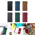 thumbnail image 2 of Jesscasday Daily Notepads Leather Notebook with Pen Holder Stationery Notebooks Journal Notebook Refillable Notepads for Office, 2 of 21