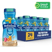 PediaSure Grow & Gain with Immune Support, 7g Protein, S'mores, 8-fl-oz Bottle, Pack of 24