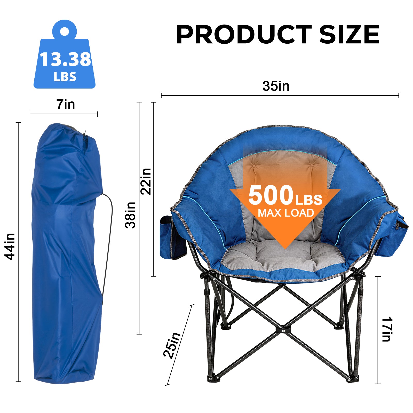 SUNSPIRE Oversized XL Padded Camping Chair photo 2