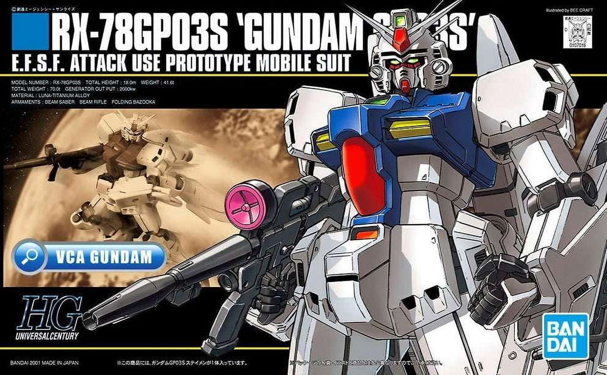 Bandai Hobby MG Gundam RX-78-2 Ver. 3.0 1/100 Scale Action Bandai Hobby MG Gundam RX-78-2 Ver. 3.0 1/100 Scale Action