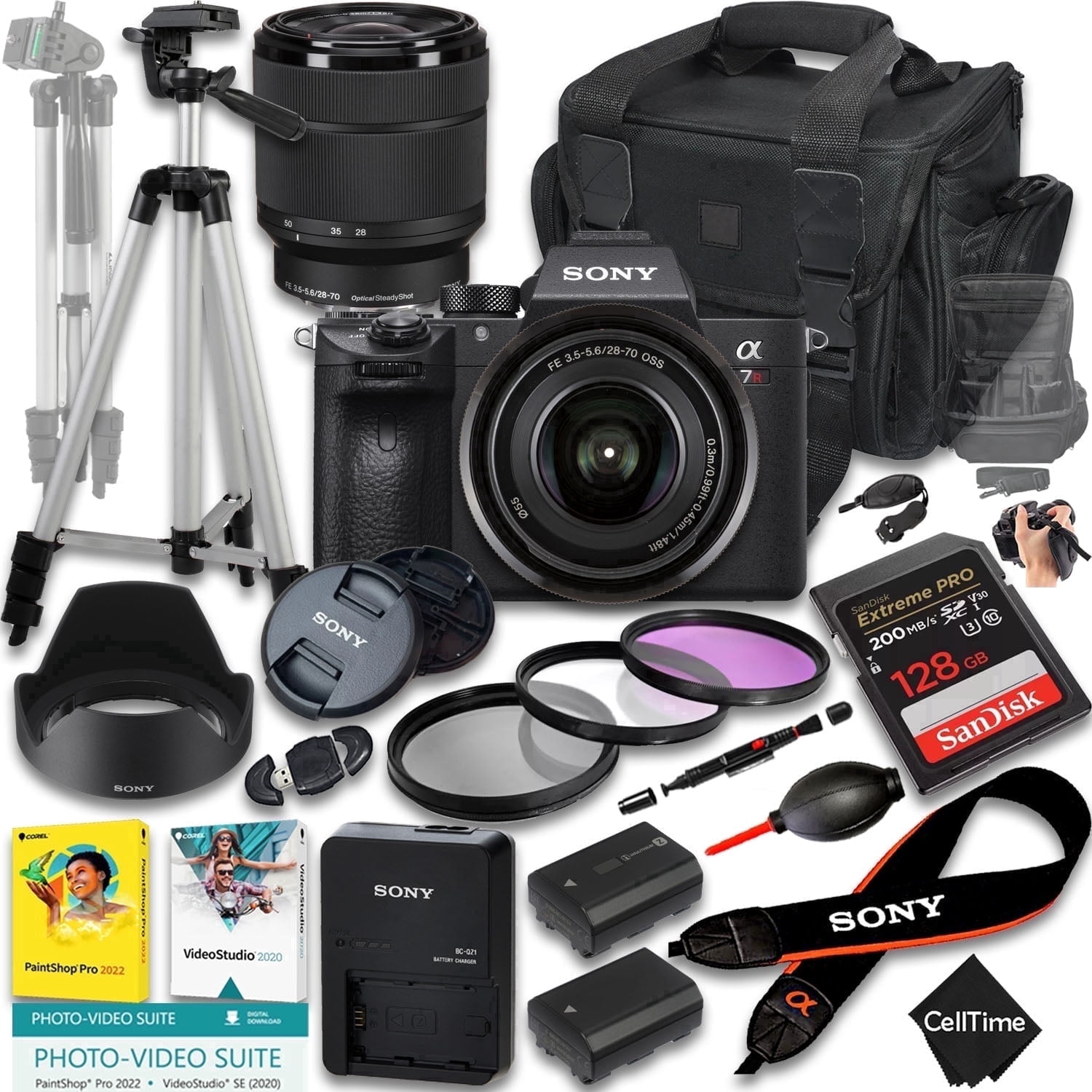 Sony Alpha a7R V Full-Frame Mirrorless Camera with Shotgun