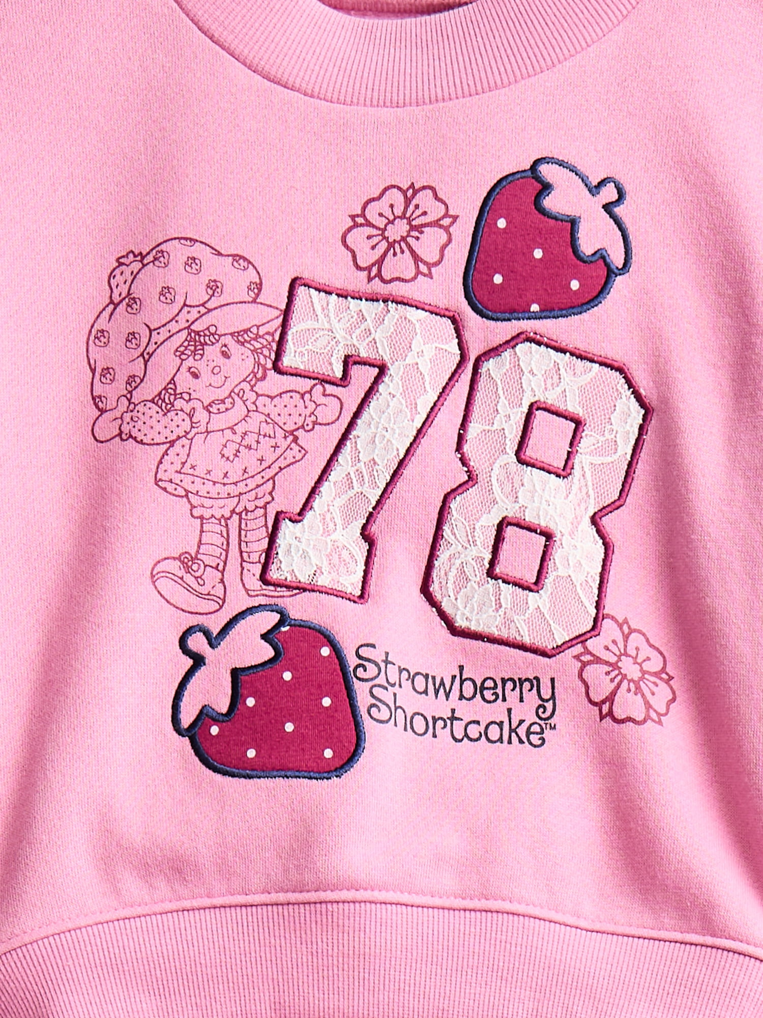 Strawberry Shortcake Toddler Girls Allover Print Top and Flared Leggings Set, 2-Piece, Sizes 12M-5T