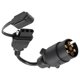 thumbnail image 4 of EU to US Trailer Light Converter 7 Pin Round Adapter European Trailer to 4 Pin Flat Socket Vehicle Tow Hitch Wire Plug, 4 of 5