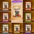 thumbnail image 3 of Merry Christmas Santa Mastiff Scarf Twinkling Lights Xmas Holiday Acrylic Plaque with Wood Photo Frame Box Mastiffs Dog Lover Gifts Idea Light Box - 00022, 3 of 5