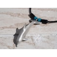 thumbnail image 5 of Realistic Dolphin Pewter Sea Life Pendant Necklace, 5 of 8
