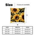 thumbnail image 5 of Sunflower seamless printing Inserts in Sizes 16x16, 18x18, and 20x20 Inches with Unique Patterns - Set of 2 for Bed Pillows,and Chair Pillow Covers - Great for Various Occasions!, 5 of 6