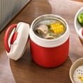 thumbnail image 2 of 44 Oz Insulated Lunch Box, 1.3L Stainless Steel Multilayer Thermal Food Container for Office, School, Travel and Outdoor Meals, 2 of 7