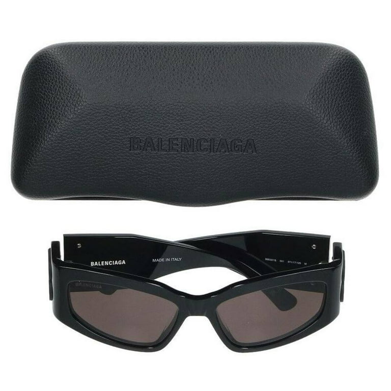 サングラス BALENCIAGA Balenciaga - BB0321S - 001 black black grey Balenciaga BB0321S-001 57mm New Sunglasses - Walmart.com